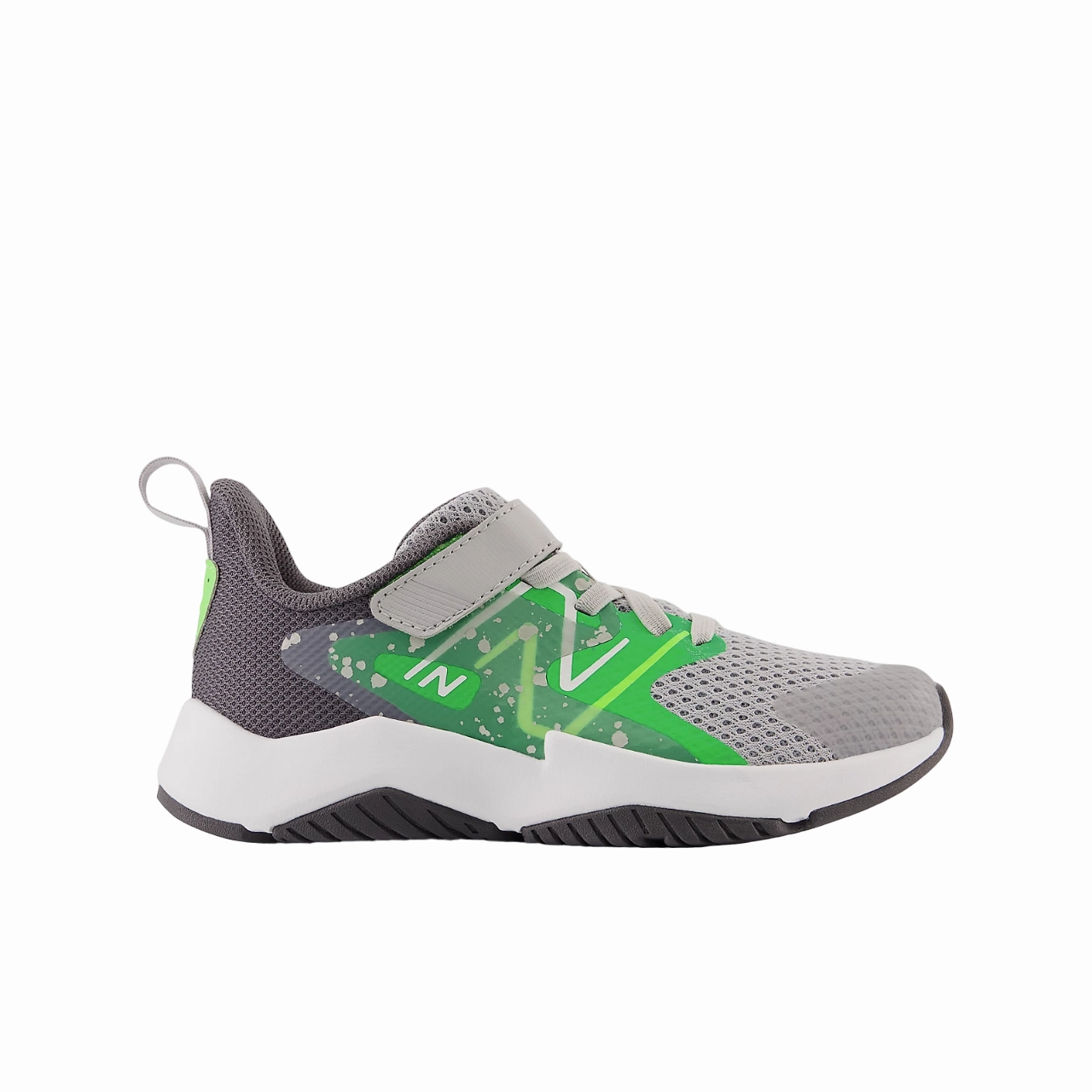 Rave Run v2 Bungee Lace with Top Strap Raincloud Green (10.5c-3Y) Summit Waterproof Shoes