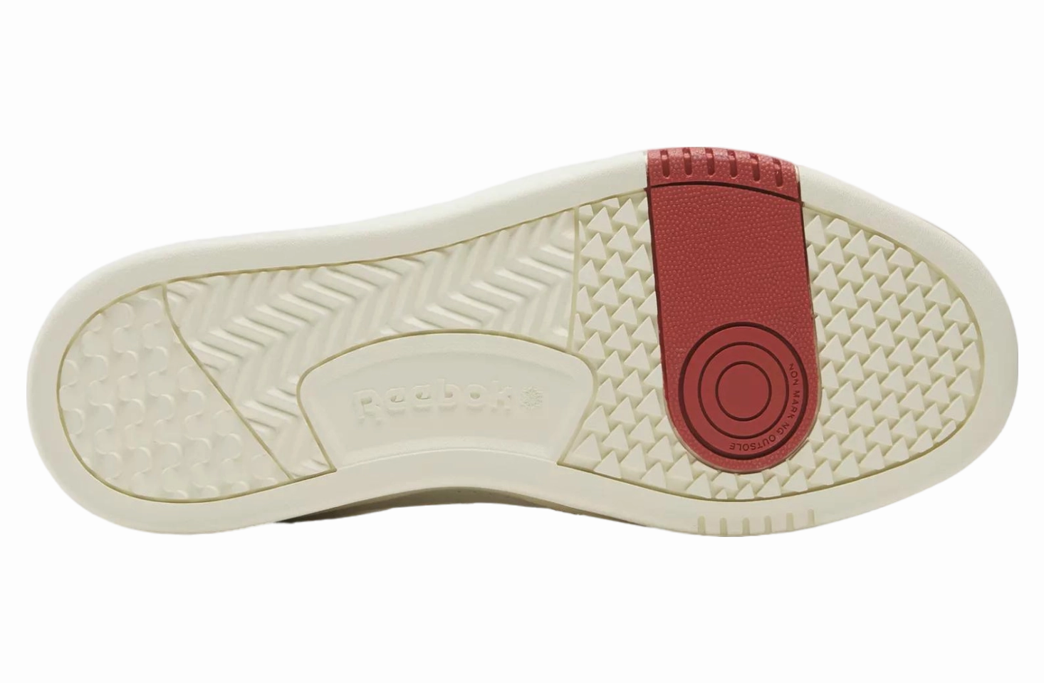 Reebok Men's Court Chalk/Red Sneaker Shoes Custom Wedding Tennis Shoes