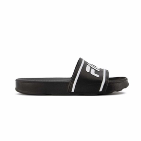 FILA - Kids' (Preschool & Junior) Sleek Slides (3SM00021 013) Fringed Sandals