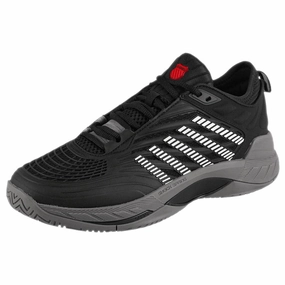 Tennis Shoes Casual K-Swiss Men's Hypercourt Supreme 2 - Black/Steel Gray