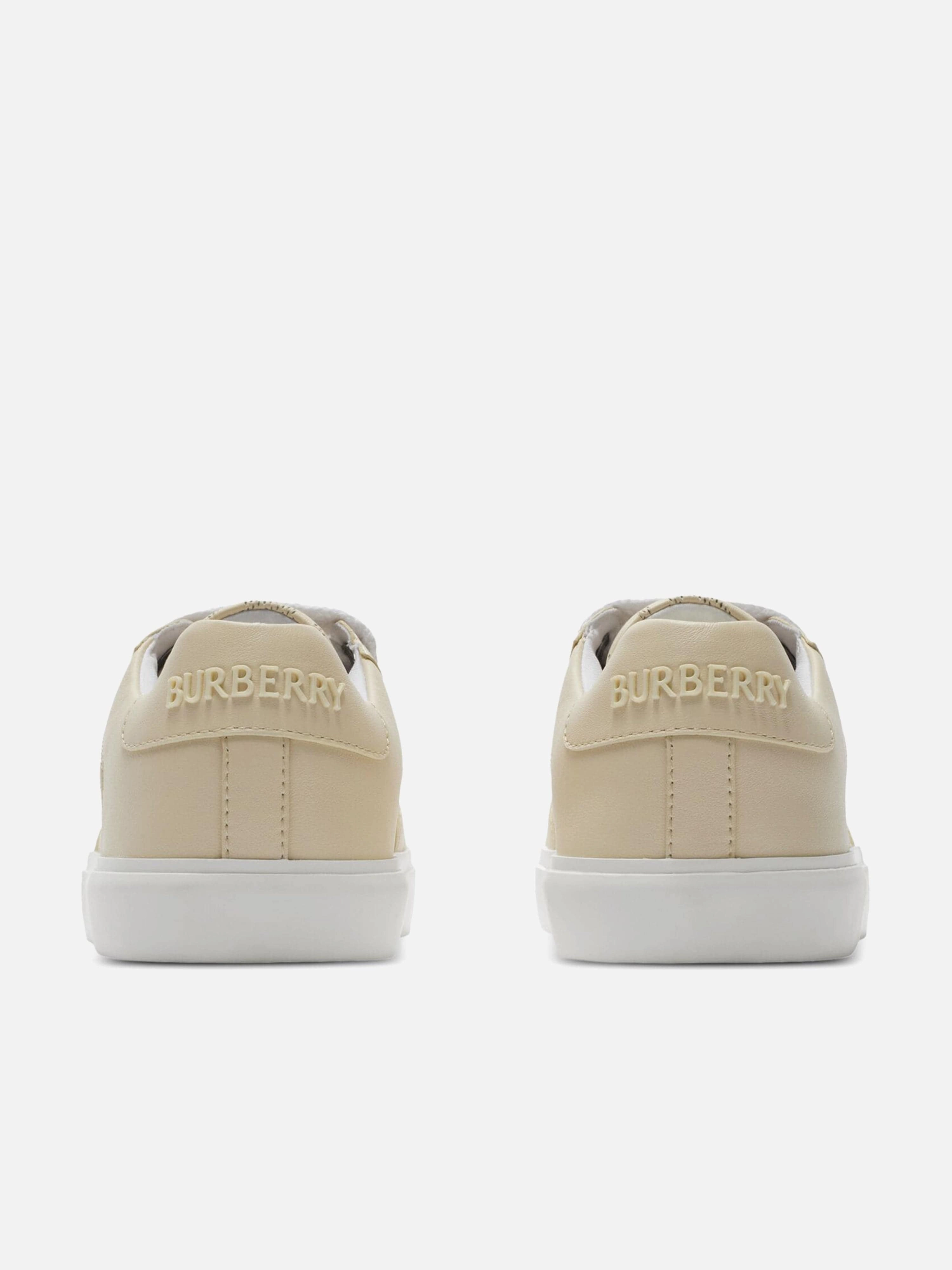 Burberry Kids Noah Trainers in Beige Walking Shoes Waterproof