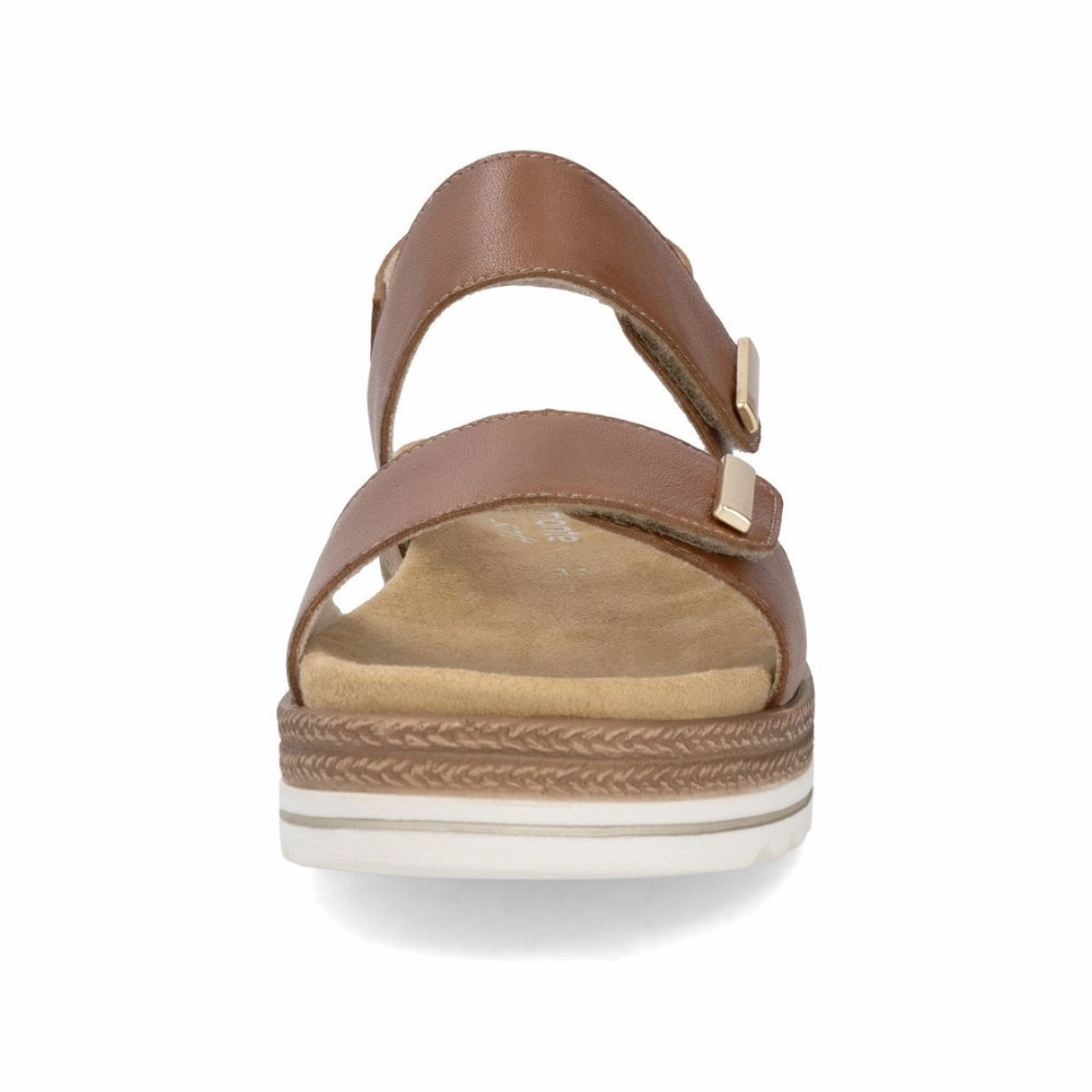 Remonte Jocelyn 59 Muskat Leather Sandal (Women's) Dupe Sandals