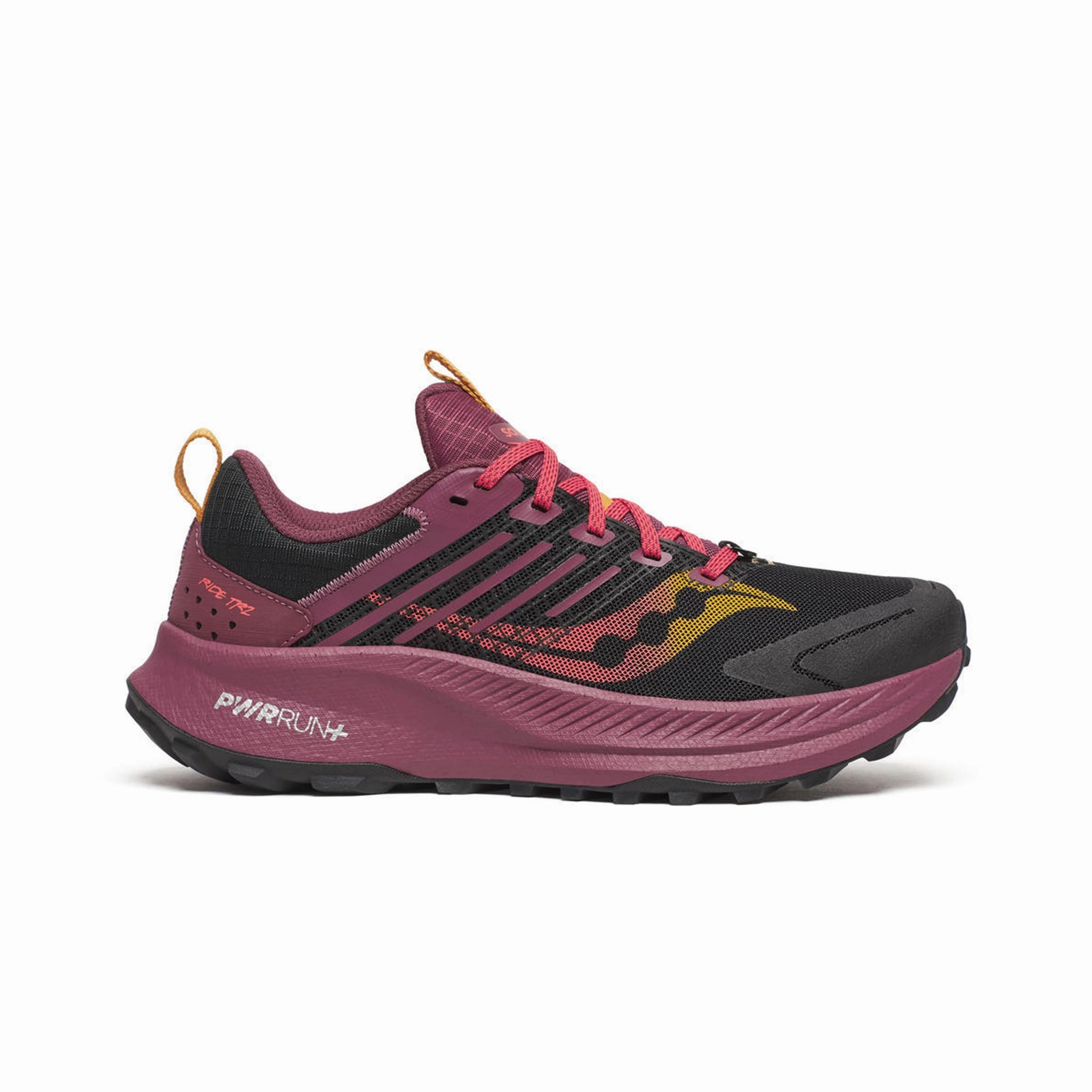 Saucony | Women's Ride TR2 Running Shoes - Black/Terra Best Running Shoes For Flat Feet Overpronation