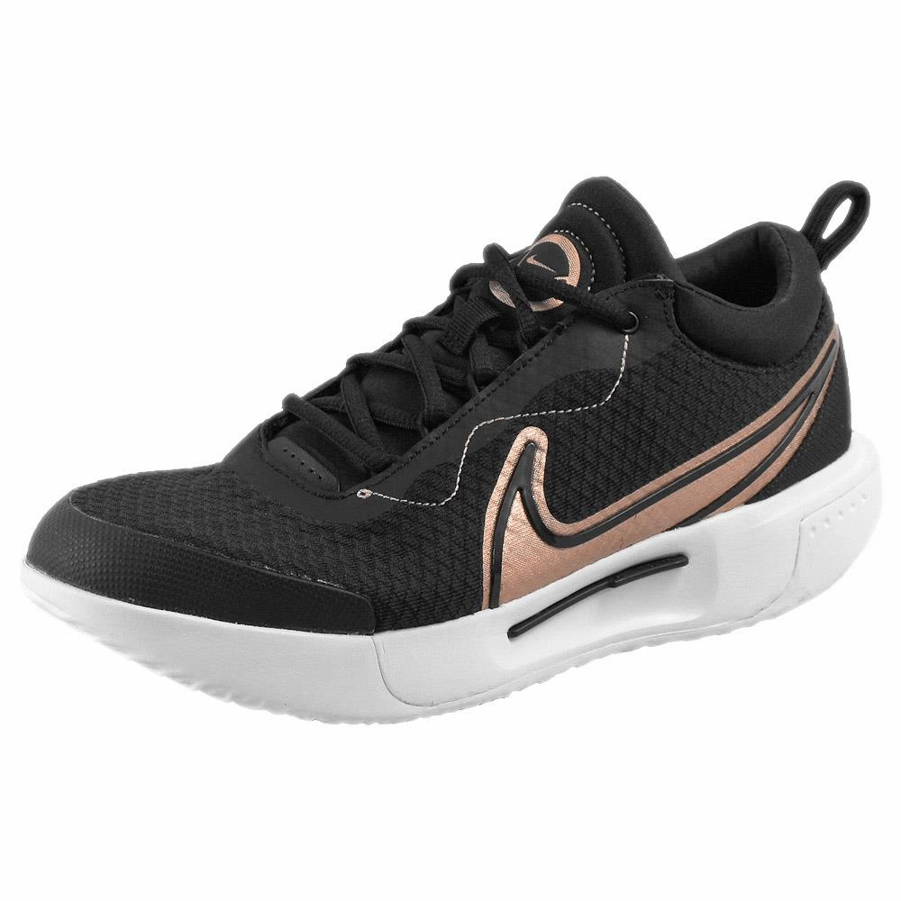 Tennis Shoes For Men Wide Nike Women's Court Zoom Pro - Black/Metallic Red
