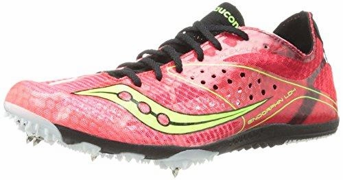 Skechers Sport Afterburn Memory Foam Strike On Training Shoes Endorphin Ld4 Track ShoeCoral/Black/Citron7 M Us
