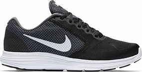 Nike Training Gym Shoes Revolution 3 Running Shoe Grey/Black 8 M Us