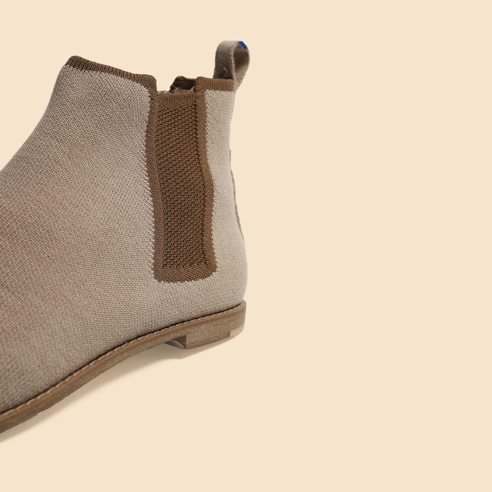 Difference Between Badminton Shoes And Running Shoes Rothy - Women - Merino Chelsea Ankle Boot - Tan