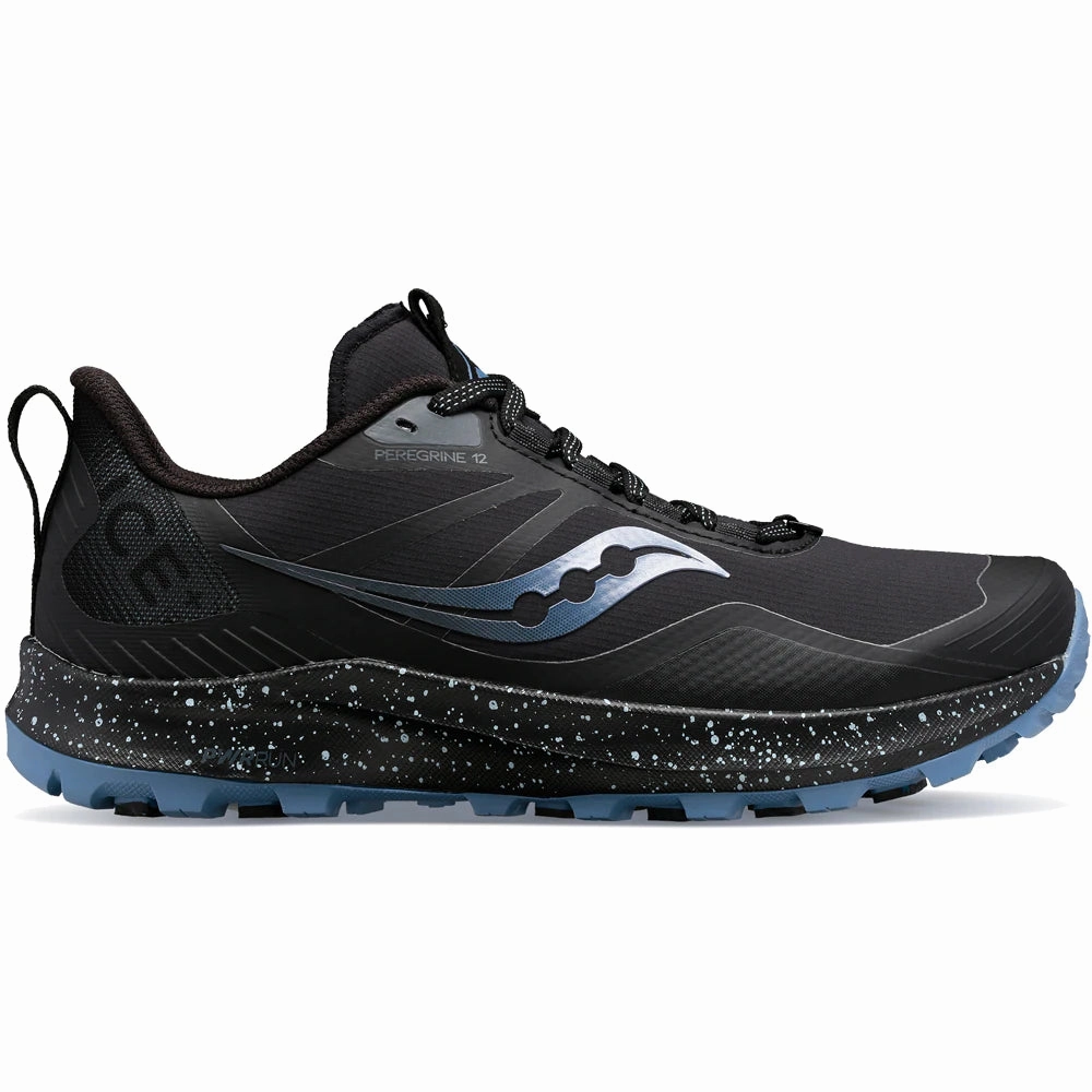 Saucony | Peregrine ICE  3 | Women's | Black/Summit Running Shoe Shop London