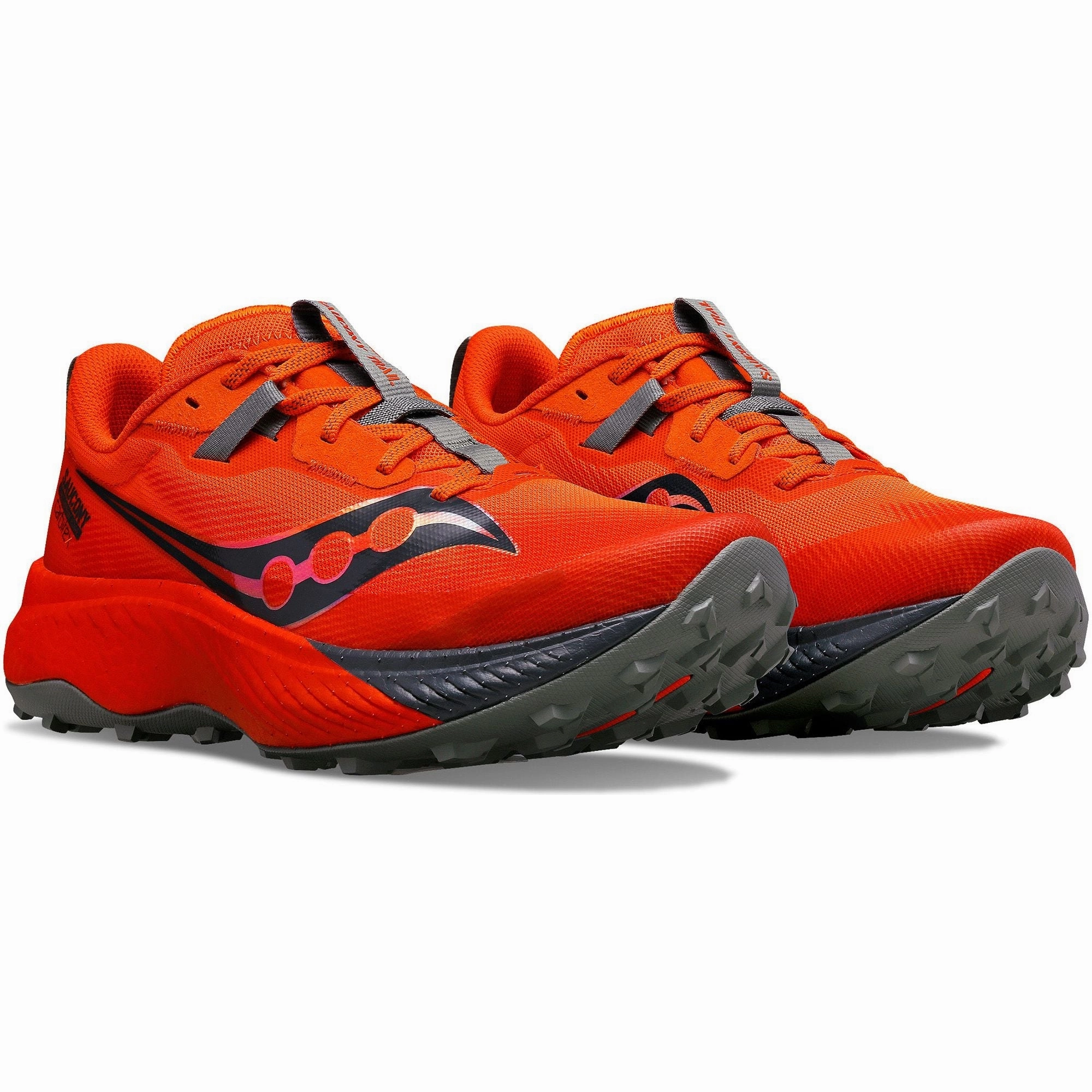 Fast Run Shoes Saucony Endorphin Edge Mens Trail Running Shoes - Red
