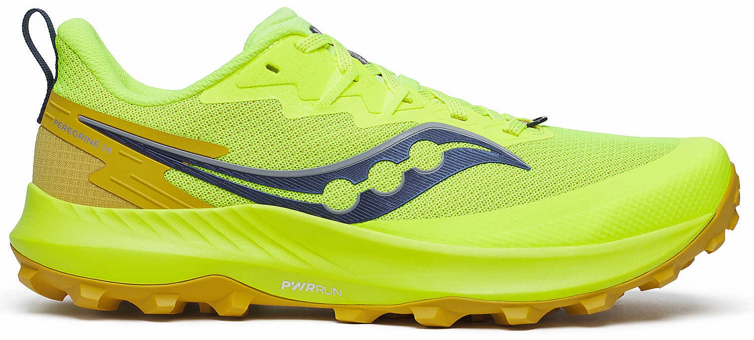 Saucony Peregrine 14 Mens Trail Running Shoes - Yellow Run Swift 3 Sustainable Running Shoes