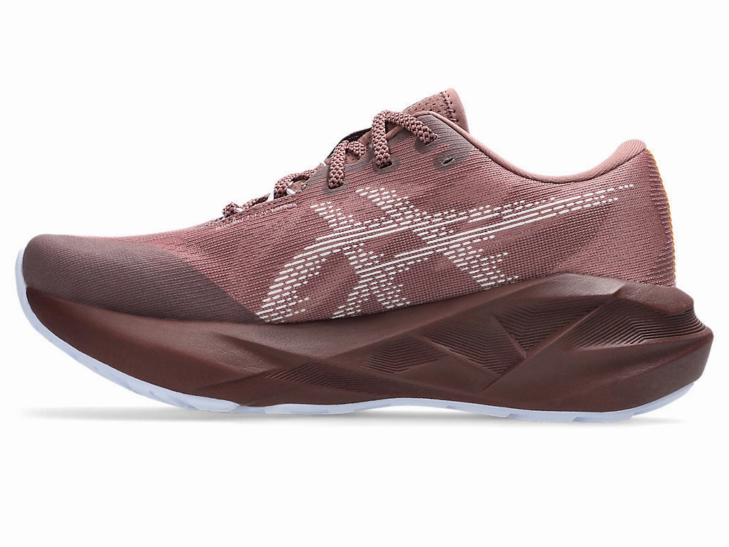 Running Shoes With Plantar Fasciitis Womens Asics Novablast 5 TR  - NATURE BATHING / RUBBLE RED