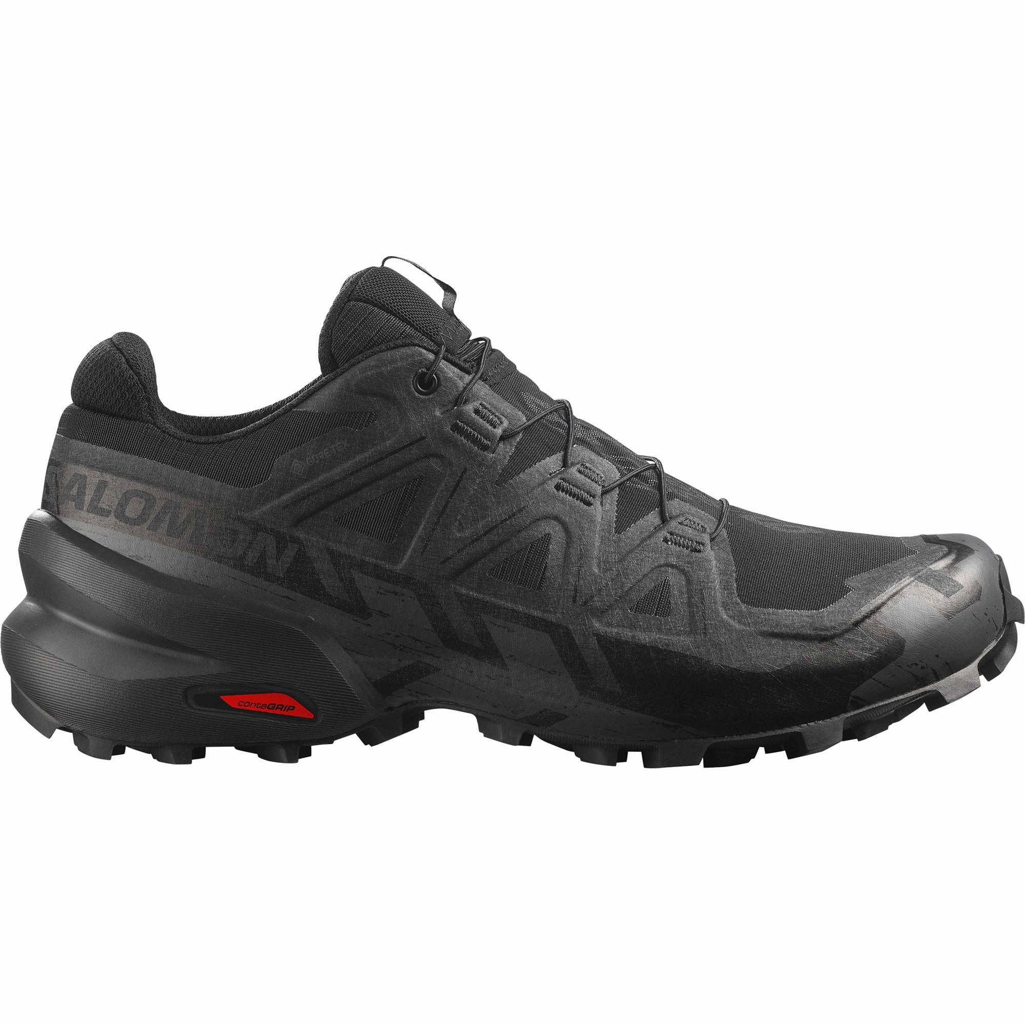 Salomon Men's Speedcross 6 GTX Blk/Surf/Yel Best Running Shoes For Trails