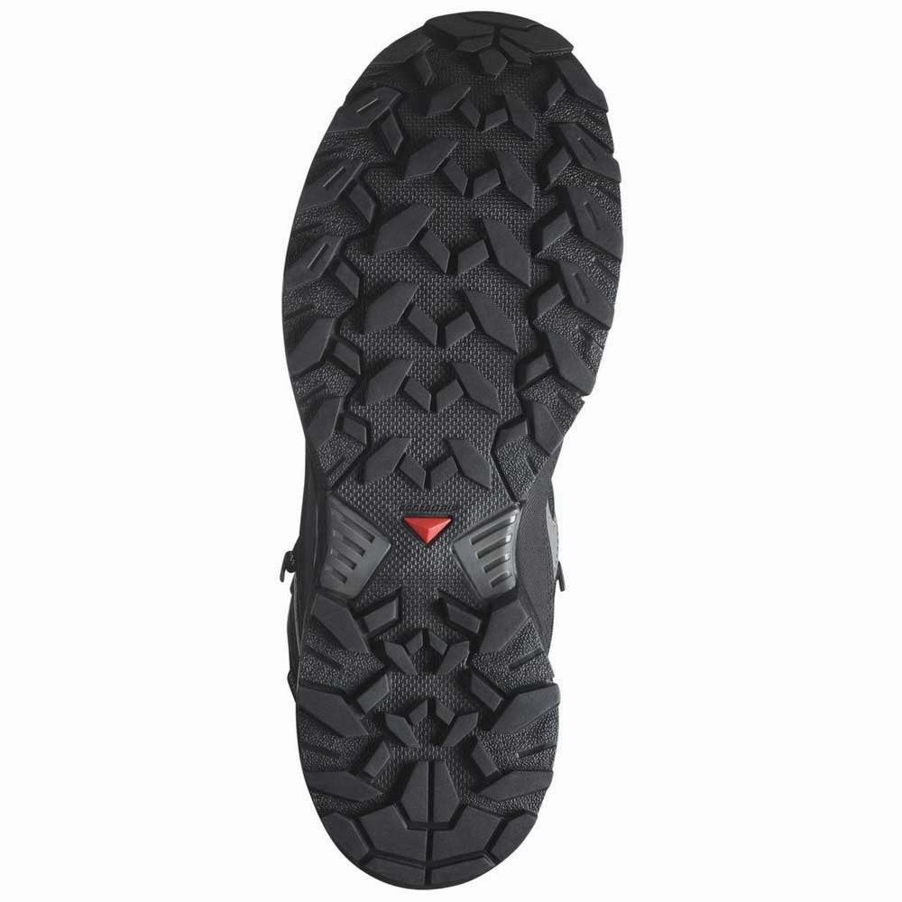 Hiking Shoes Recommendation Salomon X Ultra 360 Mid Gore Tex Men's Hiking Boot Black Grey