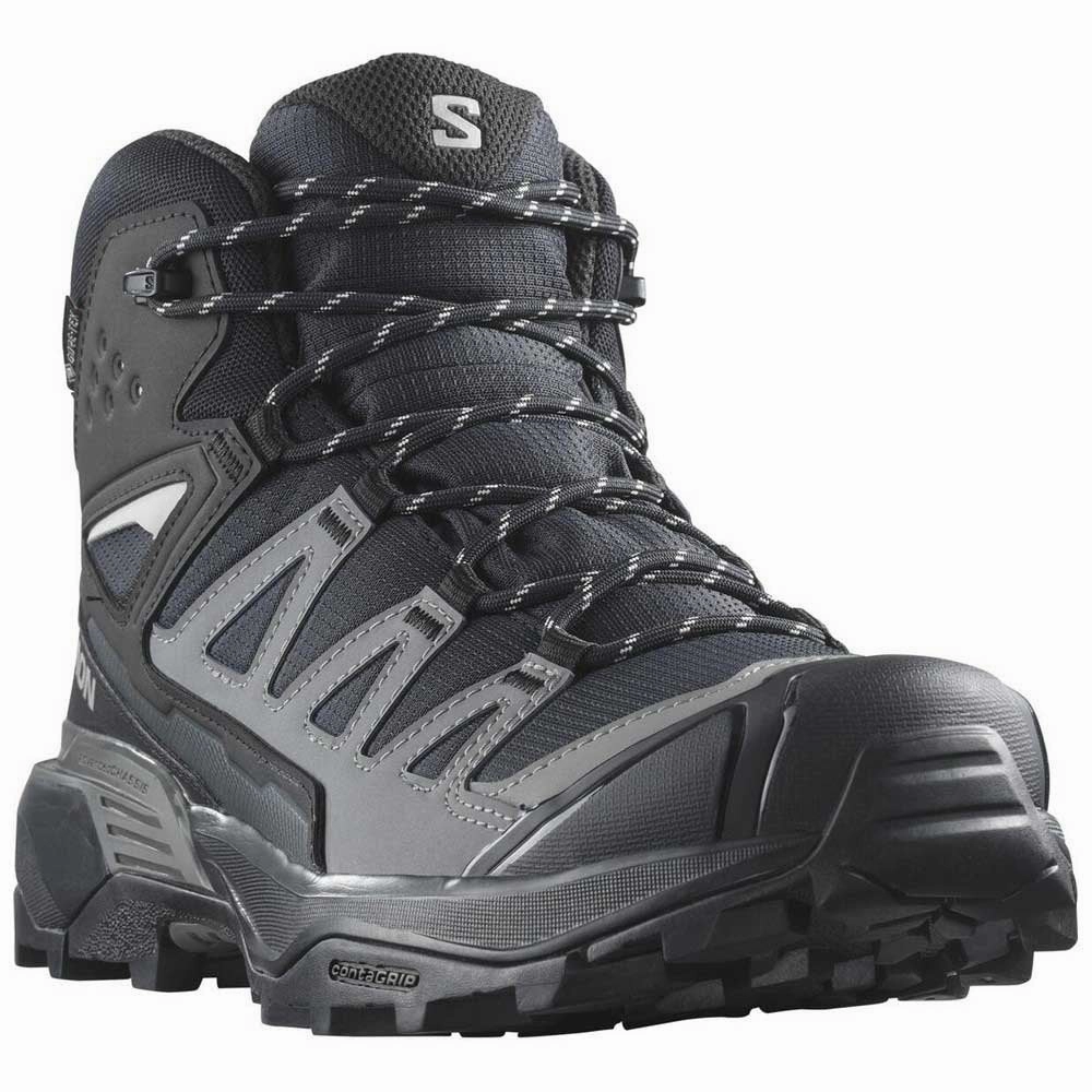 Salomon X Ultra 360 Mid Gore Tex Men's Hiking Boot Black Grey Top 5 Hiking Shoes