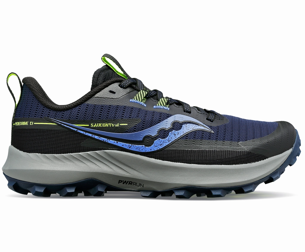 Saucony | Peregrine 13 | Women's | Night/Fossil Running Shoes For Knees