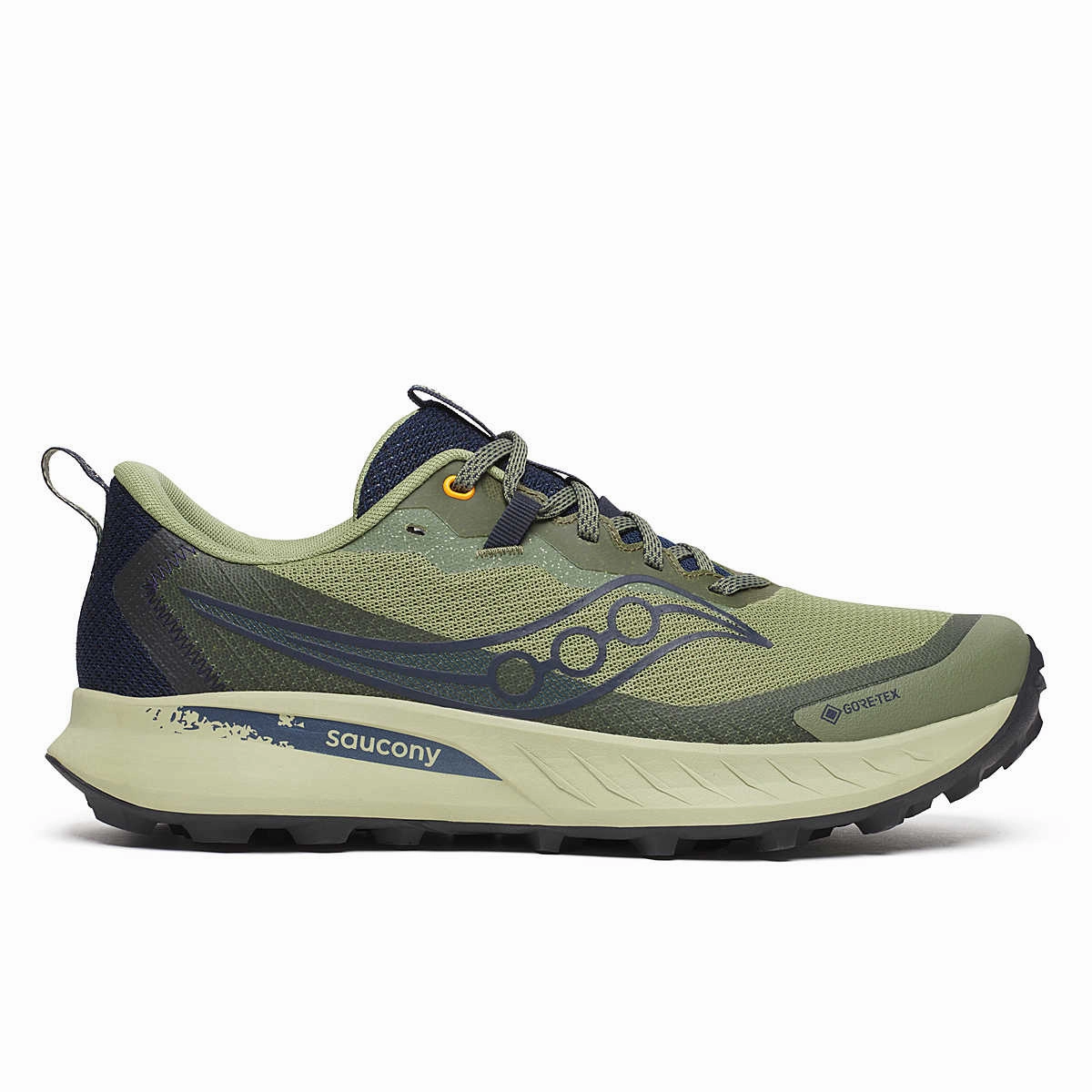 Shoes For Running Saucony | Peregrine 15 GTX | Men's | Hemlock/Navy