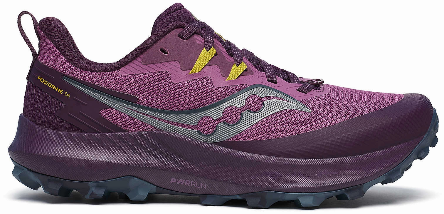 Good Comfortable Running Shoes Saucony Peregrine 14 Womens Trail Running Shoes - Purple