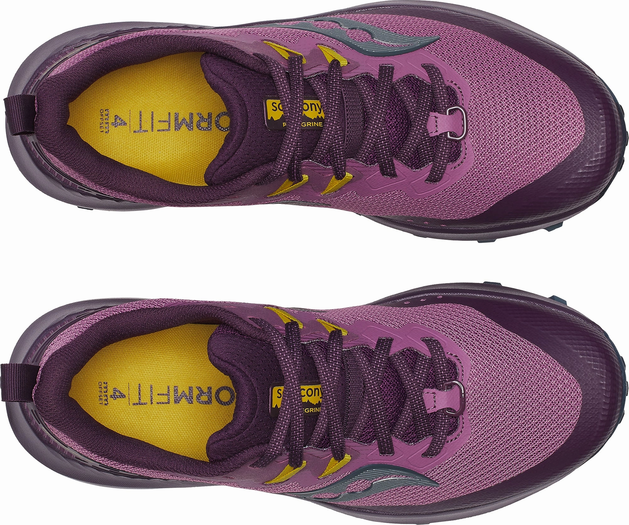 Saucony Peregrine 14 Womens Trail Running Shoes - Purple Best Running Shoes For Treadmill Running