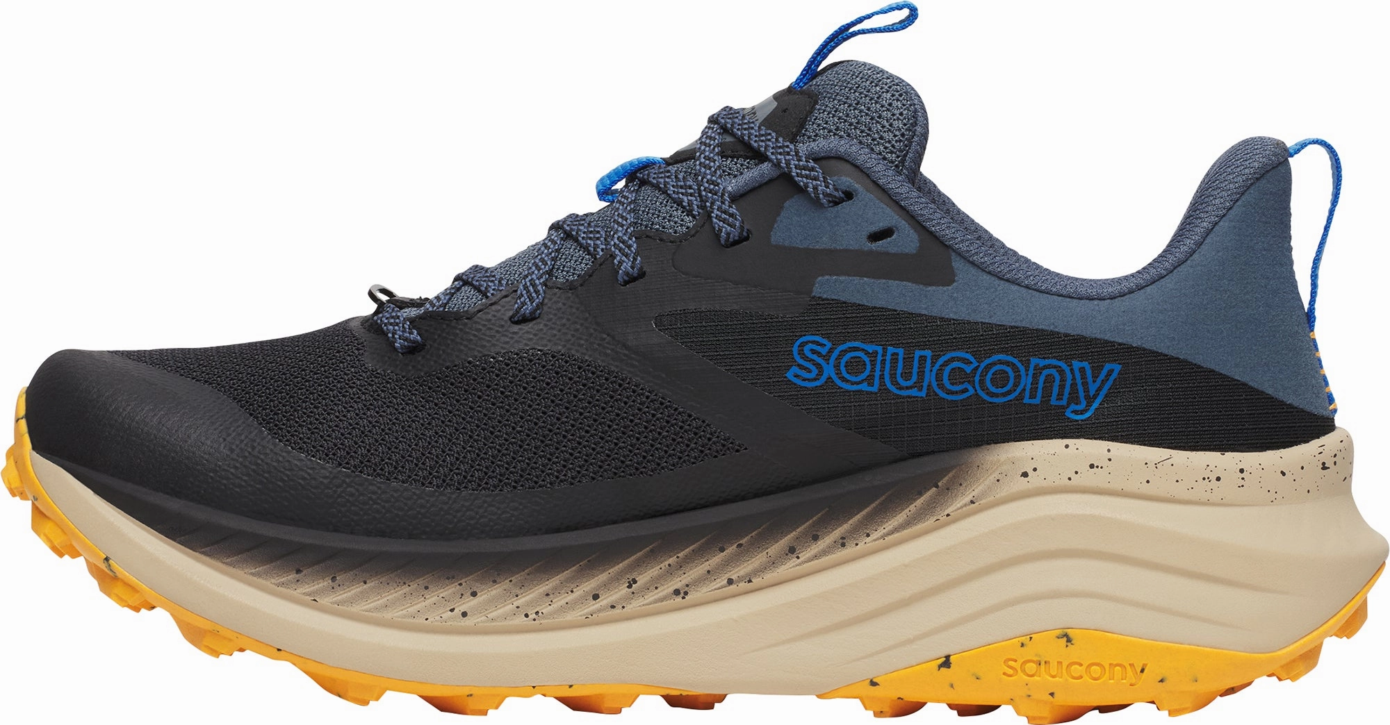 Saucony Xodus Ultra 3 Mens Trail Running Shoes - Black Top Shoes For Running