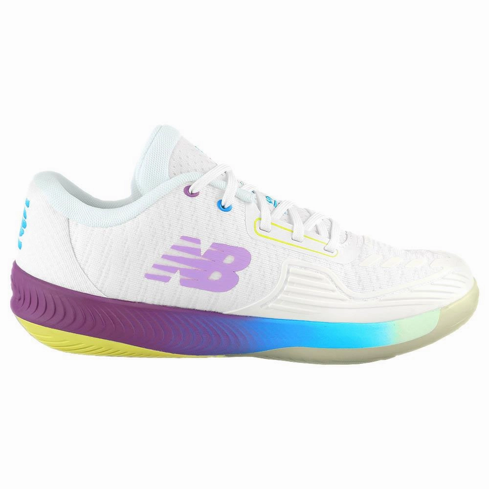 Champs Tennis Shoes New Balance Women's FuelCell 996v5 - White/Fade Purple
