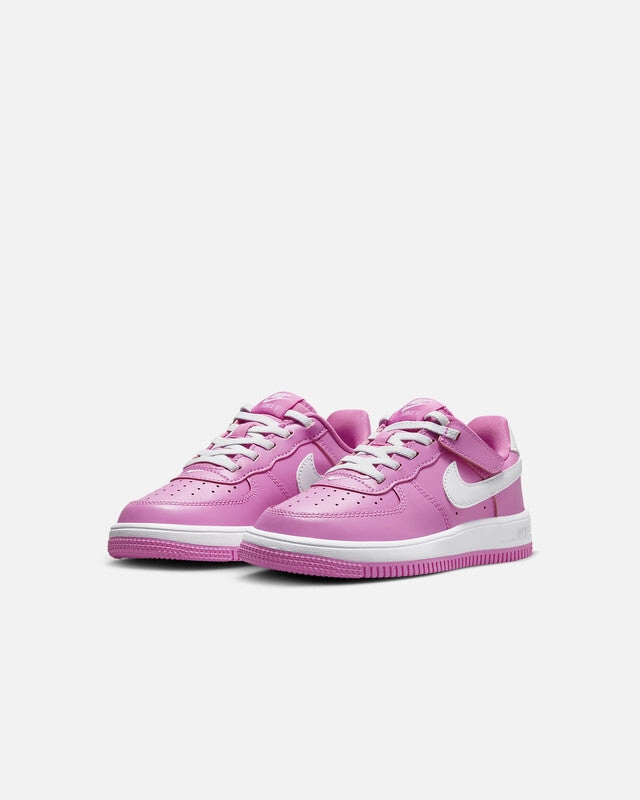 Nike Force 1 Low EasyOn 'Playful Pink' Little Kids' Shoes Squall Canyon Oxford Shoes