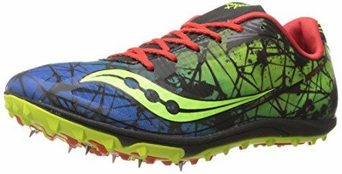 Shay Xc4 Cross Country Racing Shoe Citron/Blue/Red 12.5 M Us Mizuno Baseball Trainer Shoes