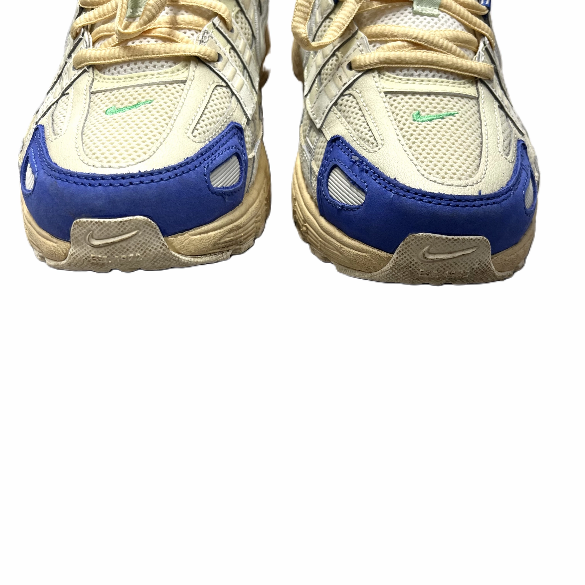 Nike Slip Proof Work Shoes Shoes Sneakers By Nike In Blue & Tan, Size: 11