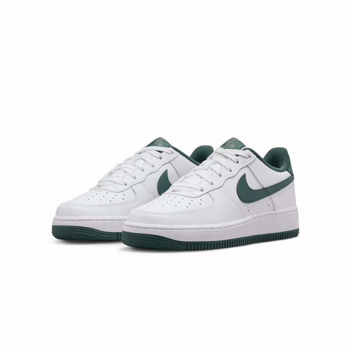 Basketball Shoes Comparison Kids Air Force 1 'White Green'