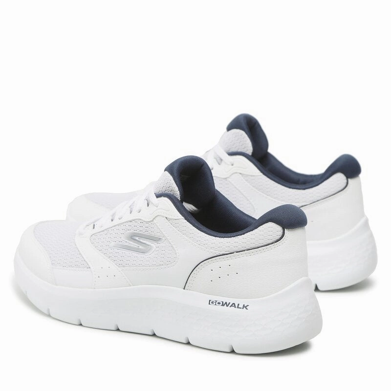 Strap Sneakers Skechers sneakers da uomo Go Walk Flex 216480/WNV bianco-blu