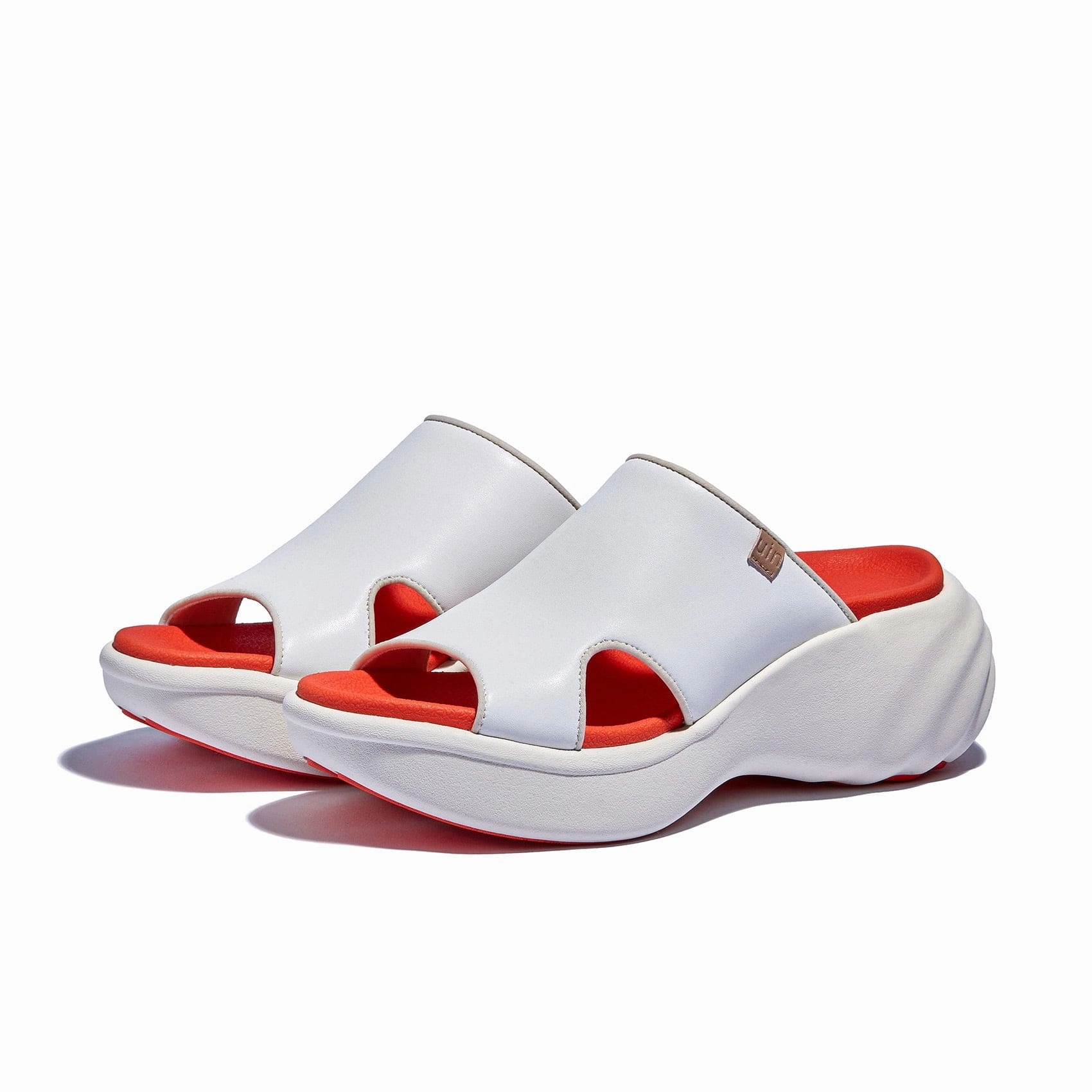 Bright White Sitges III Women Sandals With A Little Heel