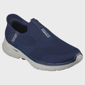 SKECHERS GO WALK 6 - 216278 - NVY For Walking With Back Pain Best Walking