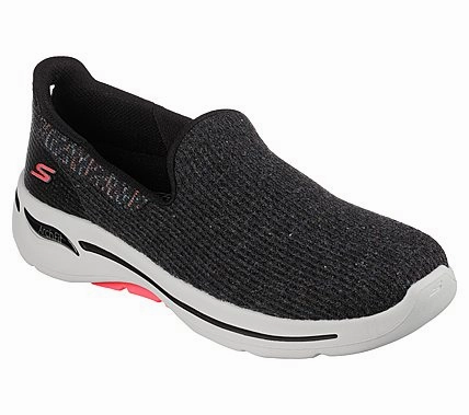 With Plantar Fasciitis Best Walking Tennis SKECHERS GO WALK ARCH FIT - 124416 - BKHP