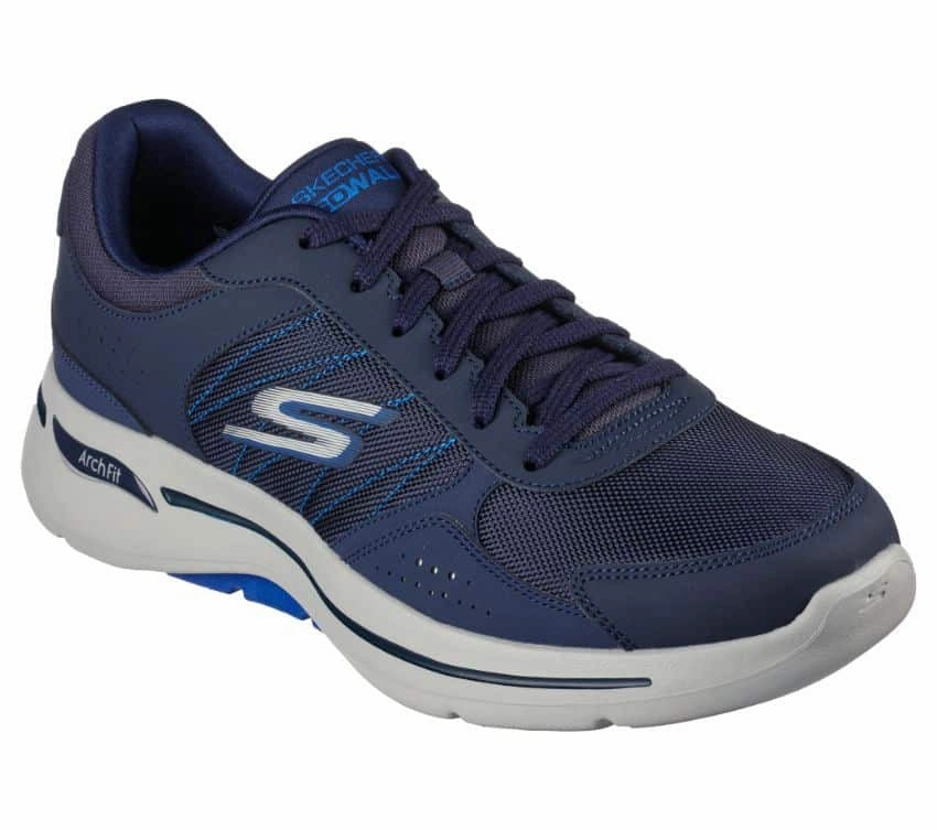 Good For Flat Feet Walking SKECHERS GO WALK ARCH FIT  - 216255 - NVBL