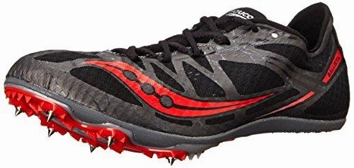 Mid Training Shoes Ballista Track Spike Racing Shoe Black/Red 12.5 M Us