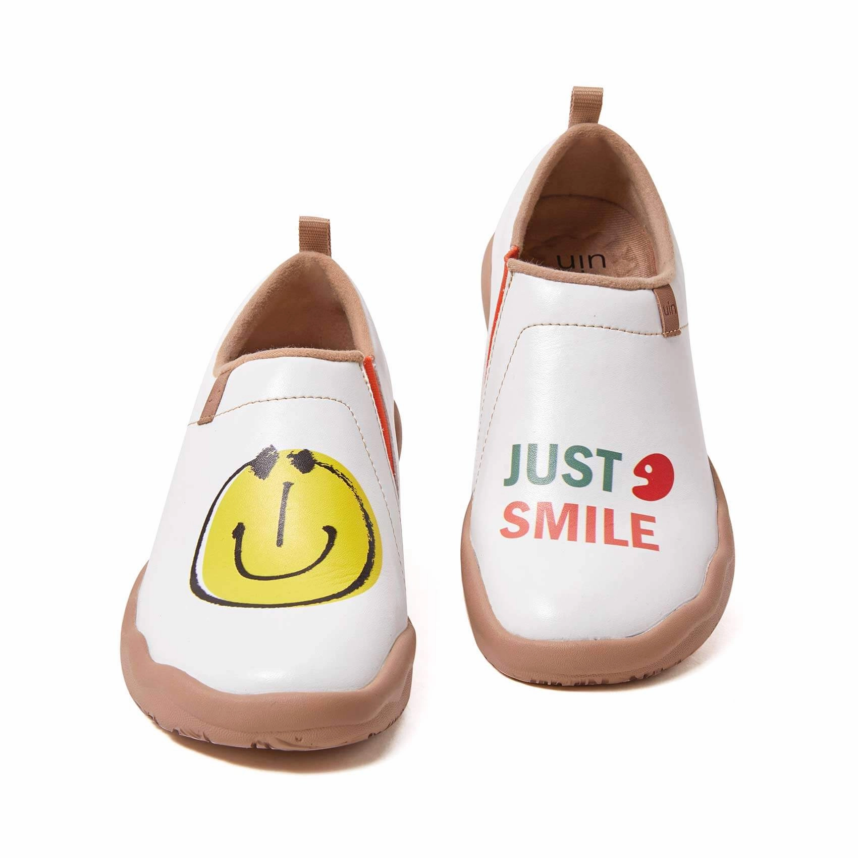 Golf Shoes Spikeless Waterproof Smiley Microfiber Leather Women