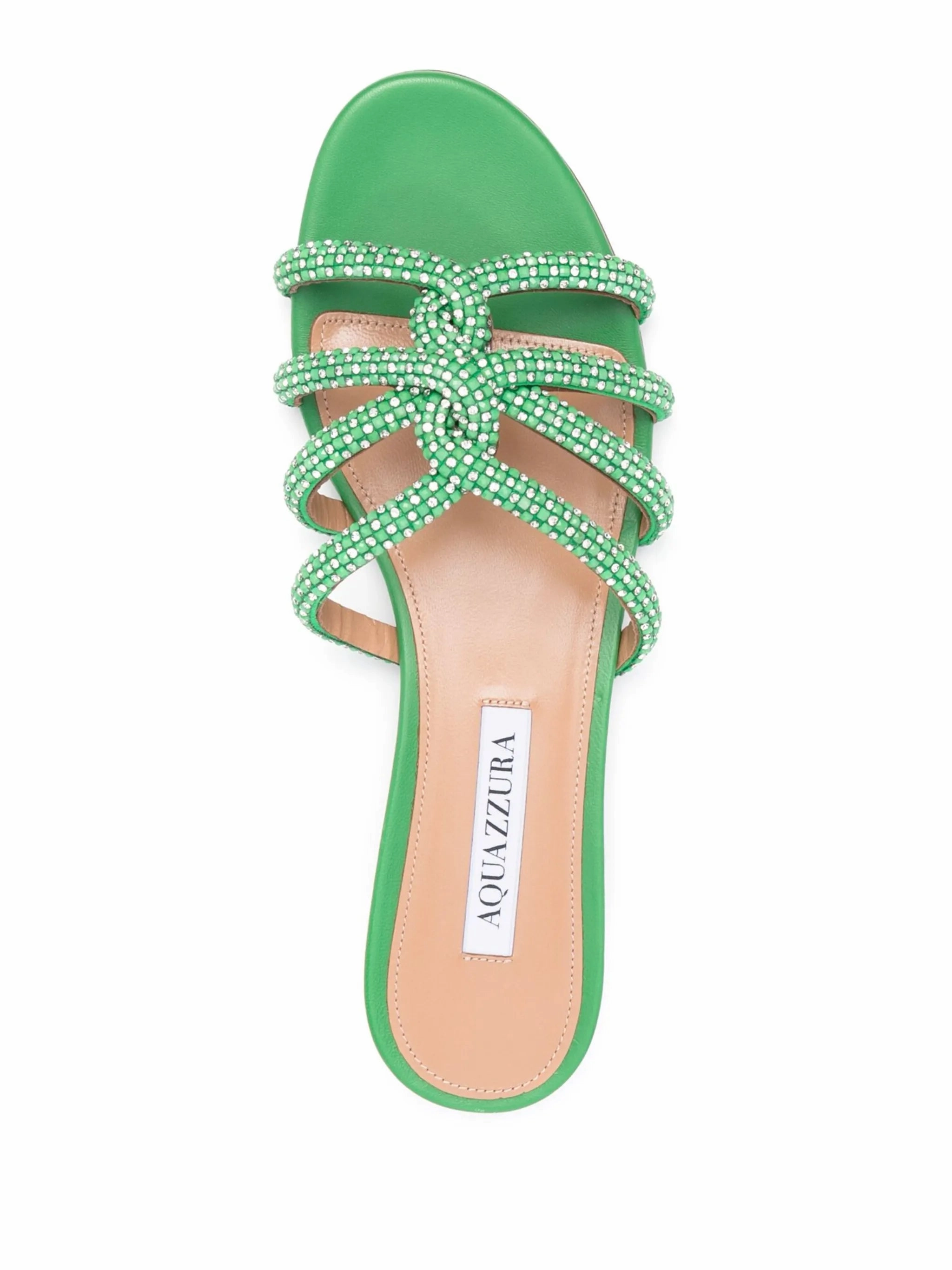 La Toc Spa crystal-embellished sandals