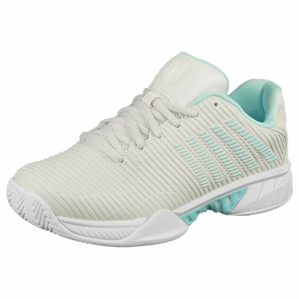 K-Swiss Women's Hypercourt Express 2 - Wide - Gray/White Size 3 Tennis Shoes