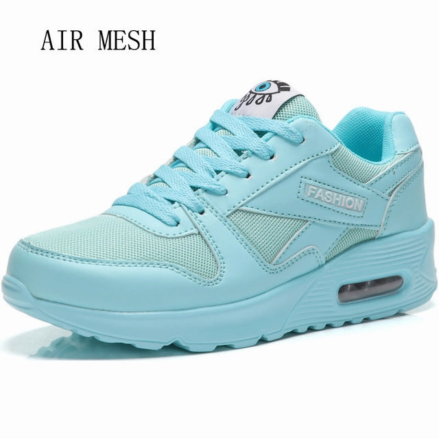 Infant Size 2 Tennis Shoes Hundunsnake Air Cushion Women's Sneakers Women Blue Sport Shoes Woman Sports Shoes Ladies Leather Running Shoes For Women T31