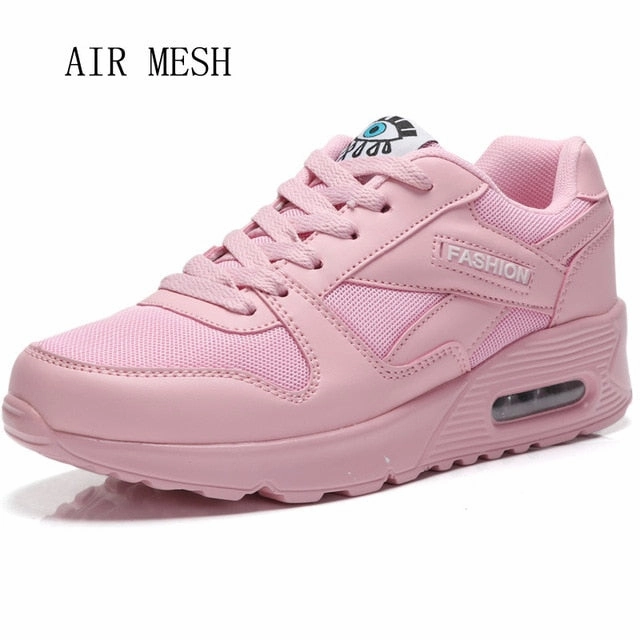 Hundunsnake Air Cushion Women's Sneakers Women Blue Sport Shoes Woman Sports Shoes Ladies Leather Running Shoes For Women T31 Best Tennis Shoe For Knee Pain