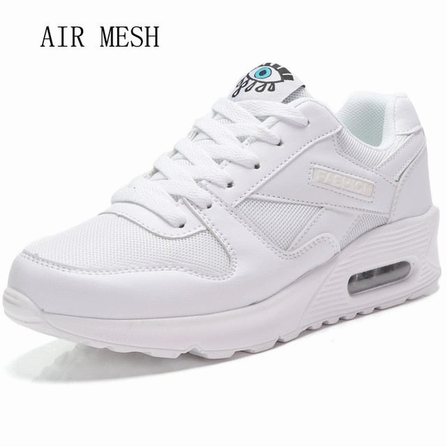 Extra Wide Tennis Shoes Hundunsnake Air Cushion Women's Sneakers Women Blue Sport Shoes Woman Sports Shoes Ladies Leather Running Shoes For Women T31