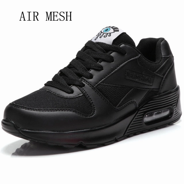 Hundunsnake Air Cushion Women's Sneakers Women Blue Sport Shoes Woman Sports Shoes Ladies Leather Running Shoes For Women T31 Modern Tennis Shoes