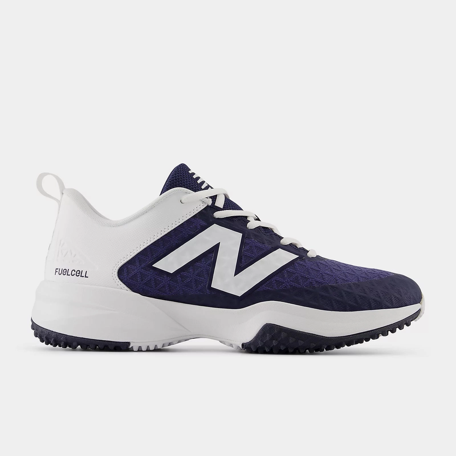 Light Pink New Balance New Balance Men's Fuelcell 4040 v8 Turf Baseball Shoes - Navy/White - T4040TN8
