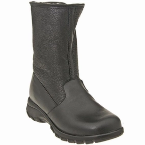 Ugg Snow Boots Tall Toe Warmers Shield Waterproof Boot Black Leather (Women's)