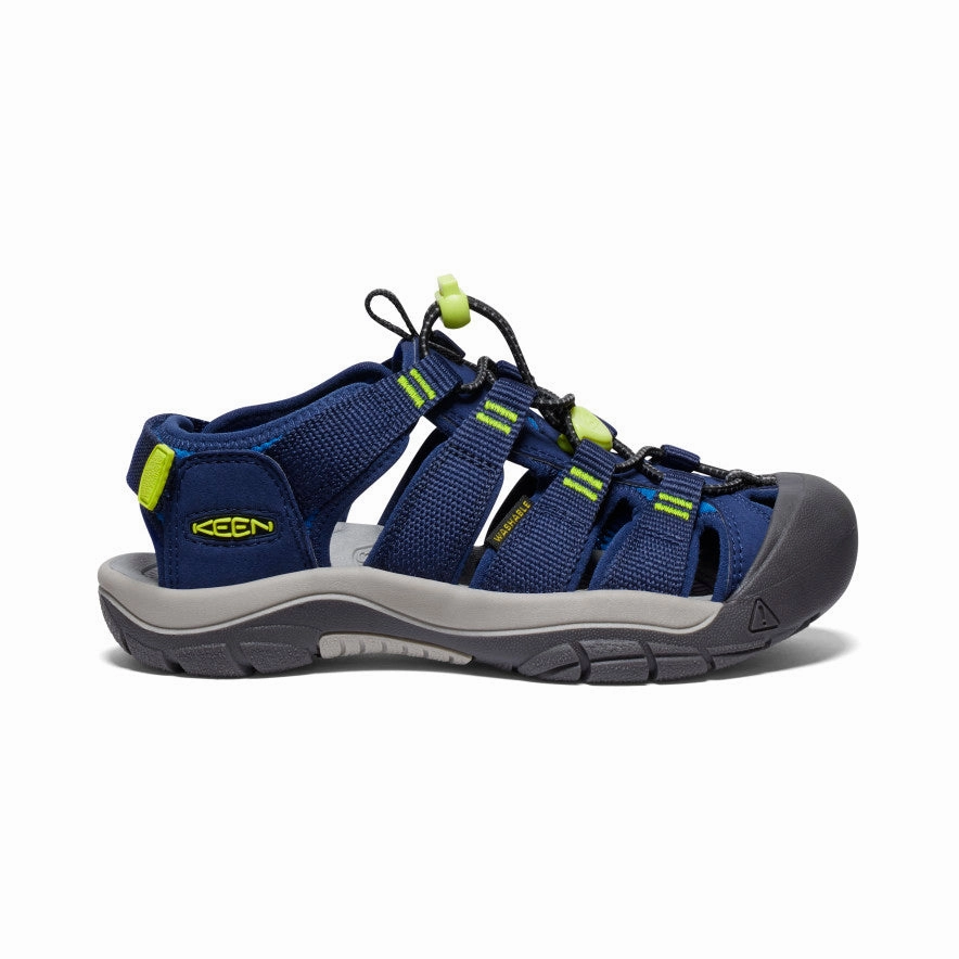 Waterproof Nursing Shoes Australia Big Kids' Newport Boundless Sandal  |  Naval Academy/Evening Primrose