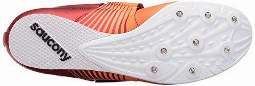 Cross Training Shoes Saucony Soarin J2 Track Shoe Red/Vizi Orange 7.5 M Us