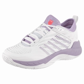 Michigan State Tennis Shoes K-Swiss Women's Hypercourt Supreme 2 - White/Orchid Petal