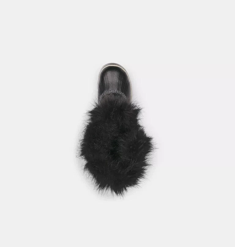 Best Waterproof Dress Shoes Sorel Tofino II 1690541-010 Kids Black Faux Fur Waterproof Winter Boot ZPO3001