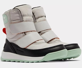 Waterproof Lab Shoes Sorel Whitney II 1930352-009 Boots Kids  White Insulated Waterproof ZPO2475