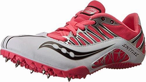 Spitfire Track Spike Racing ShoeWhite/Pink8 M Us Training Vs Racing Shoes