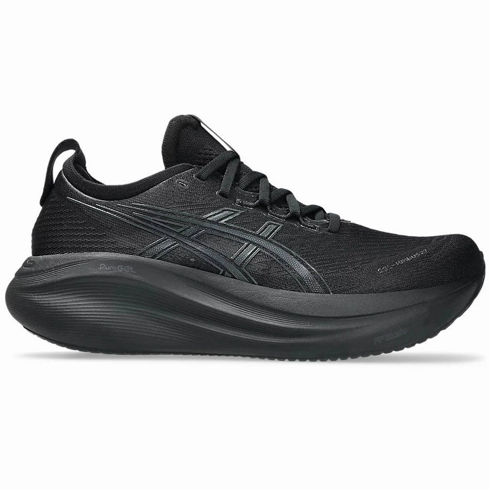 Men's Asics Gel-Nimbus 27, Black/Graphite Grey, 12.5 D Medium Jordan Burroughs Asics Shoes